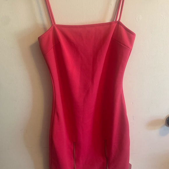 Cute Trendy Hot Pink Party Dress Size Small - Picture 1 of 2